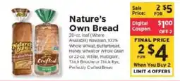 ShopRite Nature's Own Bread offer