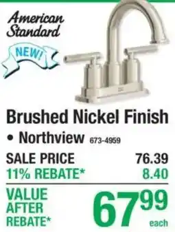 Menards American Standard Northview offer