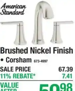 Menards American Standard Corsham offer