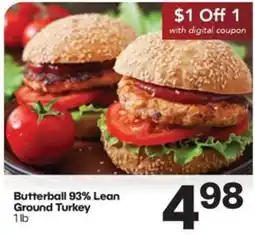 Harp's Market Butterball Ground Turkey offer