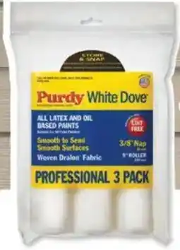 Menards Purdy White Dove Professional 3 Pack offer