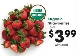 QFC Organic Strawberries offer