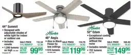 Menards Hunter 48" Aegis offer