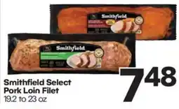 Harp's Market Smithfield Select Pork Loin Filet offer
