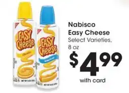 QFC Nabisco Easy Cheese offer
