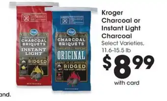 QFC Kroger Charcoal or Instant Light Charcoal offer
