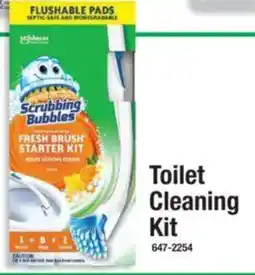 Menards Scrubbing Bubbles Fresh Brush Starter Kit offer