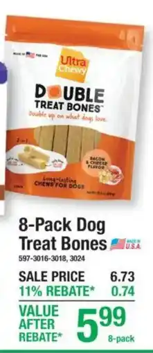 Menards Ultra chewy double treat bones offer