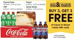 Fry's Coca-Cola, Pepsi, Zevia Soda offer