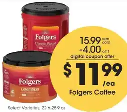 Fry's Folgers Coffee offer