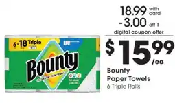 Fry's Bounty Paper Towels offer