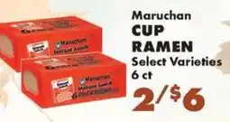 Sullivan's Foods Maruchan cup ramen offer