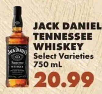 Sullivan's Foods Jack Daniel's tennessee whiskey offer