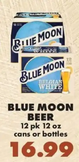 Sullivan's Foods Blue Moon Beer offer