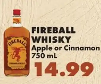 Sullivan's Foods Fireball Whisky offer