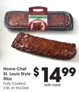 Fry's Home Chef St. Louis Style Ribs offer
