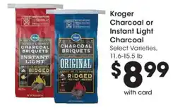 Fry's Kroger charcoal or instant light charcoal offer