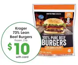Fry's Kroger beef burgers offer