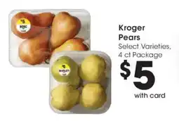 Fry's Kroger pears offer