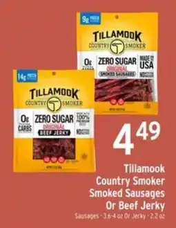 Brookshire's Tillamook Country Smoker Smoked Sausages Or Beef Jerky offer