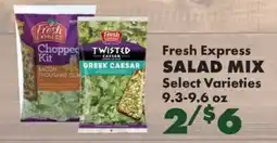 Sullivan's Foods Fresh Express salad mix offer
