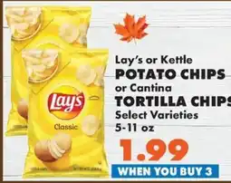 Sullivan's Foods Lay's potato chips offer
