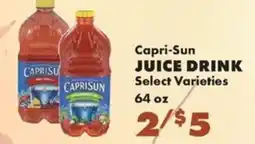 Sullivan's Foods Capri-Sun juice drink offer