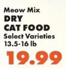 Sullivan's Foods Meow Mix dry cat food offer