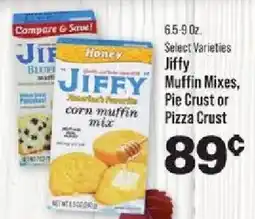 IGA Jiffy muffin mixes, pie crust or pizza crust offer