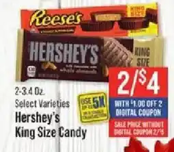 IGA Hershey's King Size Candy offer