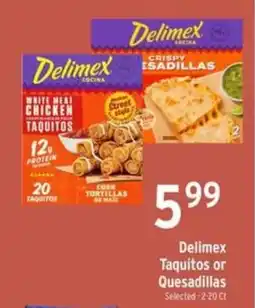 Brookshire's Delimex Taquitos or Quesadillas offer