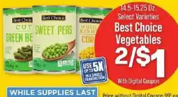 IGA Best Choice Vegetables offer