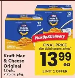 Safeway Kraft Mac & Cheese Original offer