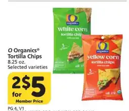 Albertsons O Organics Tortilla Chips offer
