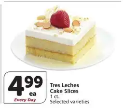 Albertsons Tres Leches Cake Slices offer
