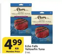 Albertsons Echo Falls Yellowfin Tuna offer