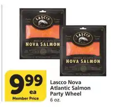 Albertsons Lascco Nova Atlantic Salmon Party Wheel offer