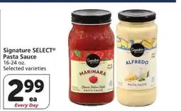 Albertsons Signature Select Pasta Sauce offer