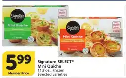 Albertsons Signature SELECT Mini Quiche offer