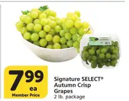 Albertsons Signature SELECT Autumn Crisp Grapes offer