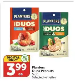 Albertsons Planters Duos Peanuts offer