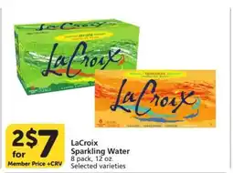 Albertsons LaCroix Sparkling Water offer