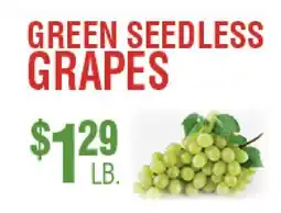 Circus Fruits GREEN SEEDLESS GRAPES offer