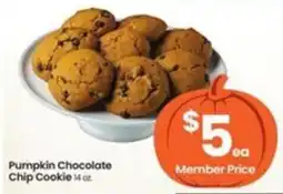 Safeway Pumpkin Chocolate Chip Cookie offer