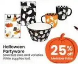 Safeway Halloween Partyware offer