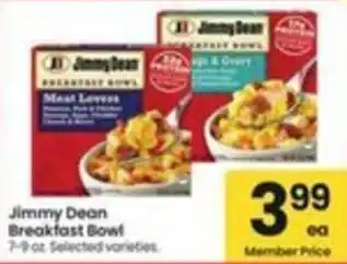 Safeway Jimmy Dean Breakfast Bowl offer