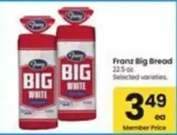 Safeway Franz Big Bread offer