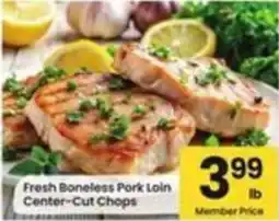 Safeway Fresh Boneless Pork Loin Center-Cut Chops offer