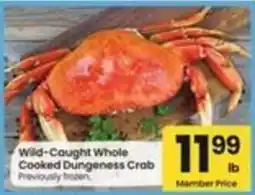 Safeway Wild-caught whole cooked dungeness crab offer