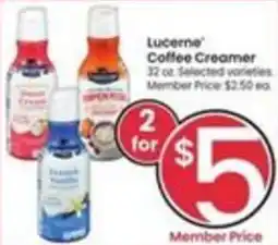 Safeway Lucerne Coffee Creamer offer